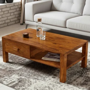 wood coffee table