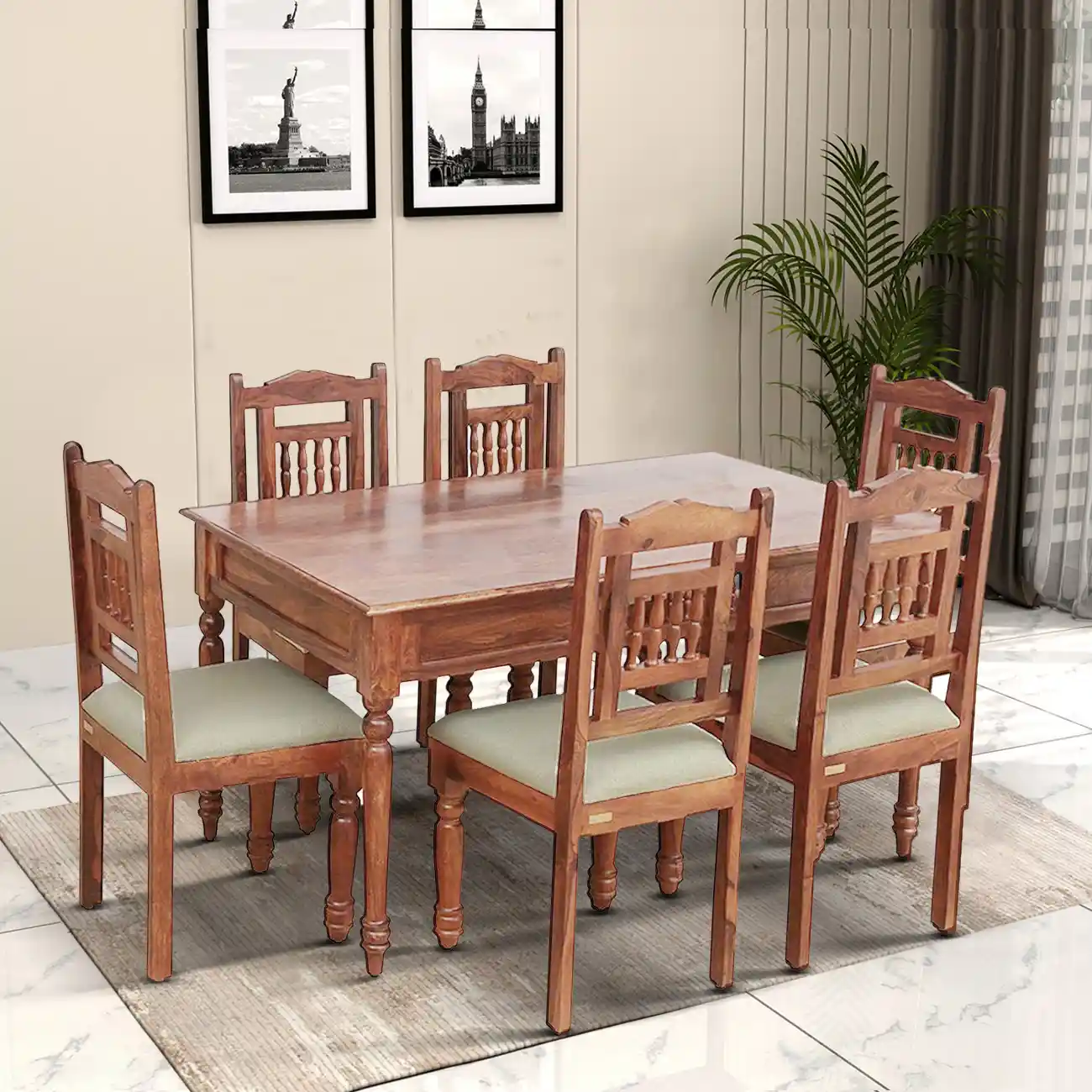 6 seater solid wood dining table set 6 seater solid wood dining table set