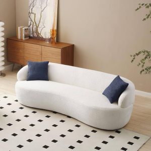 3 seater curved sofa