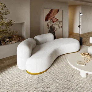 curved modern sofa 4 seater