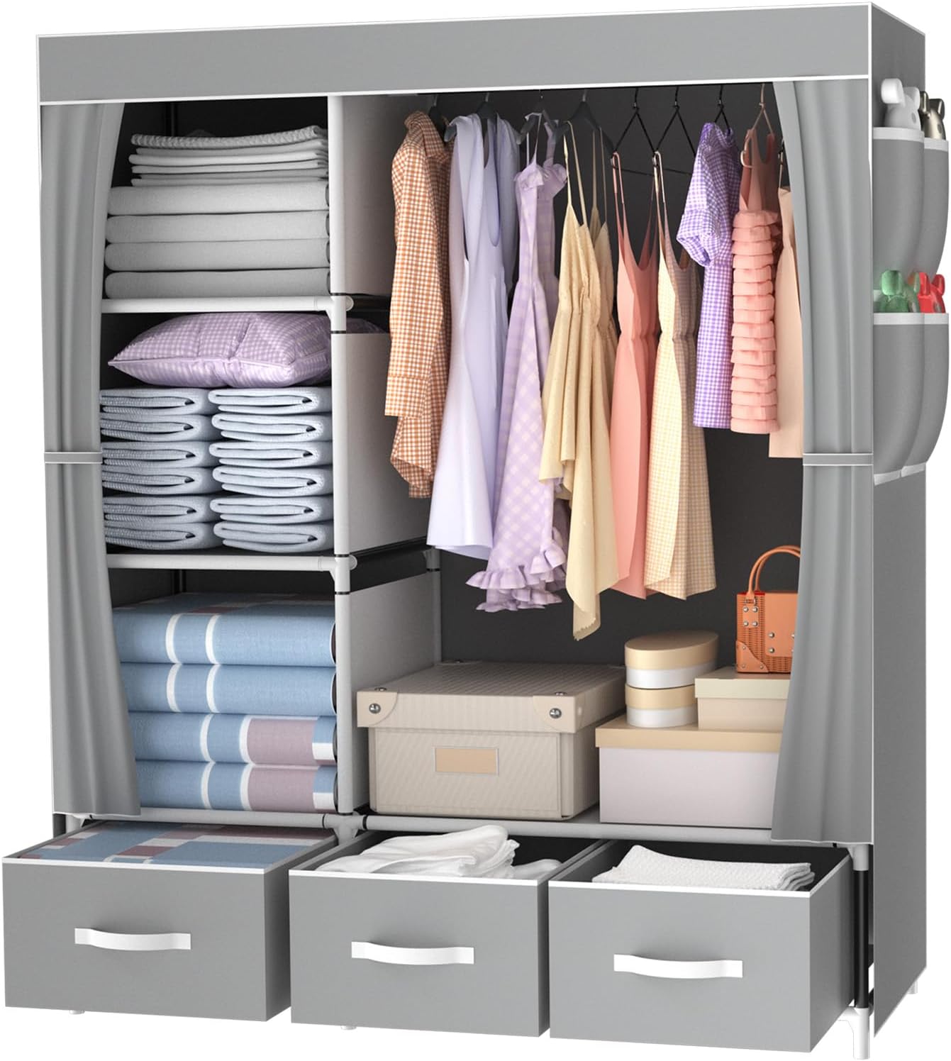 fabric wardrobe organizer portable fabric wardrobe organizer portable