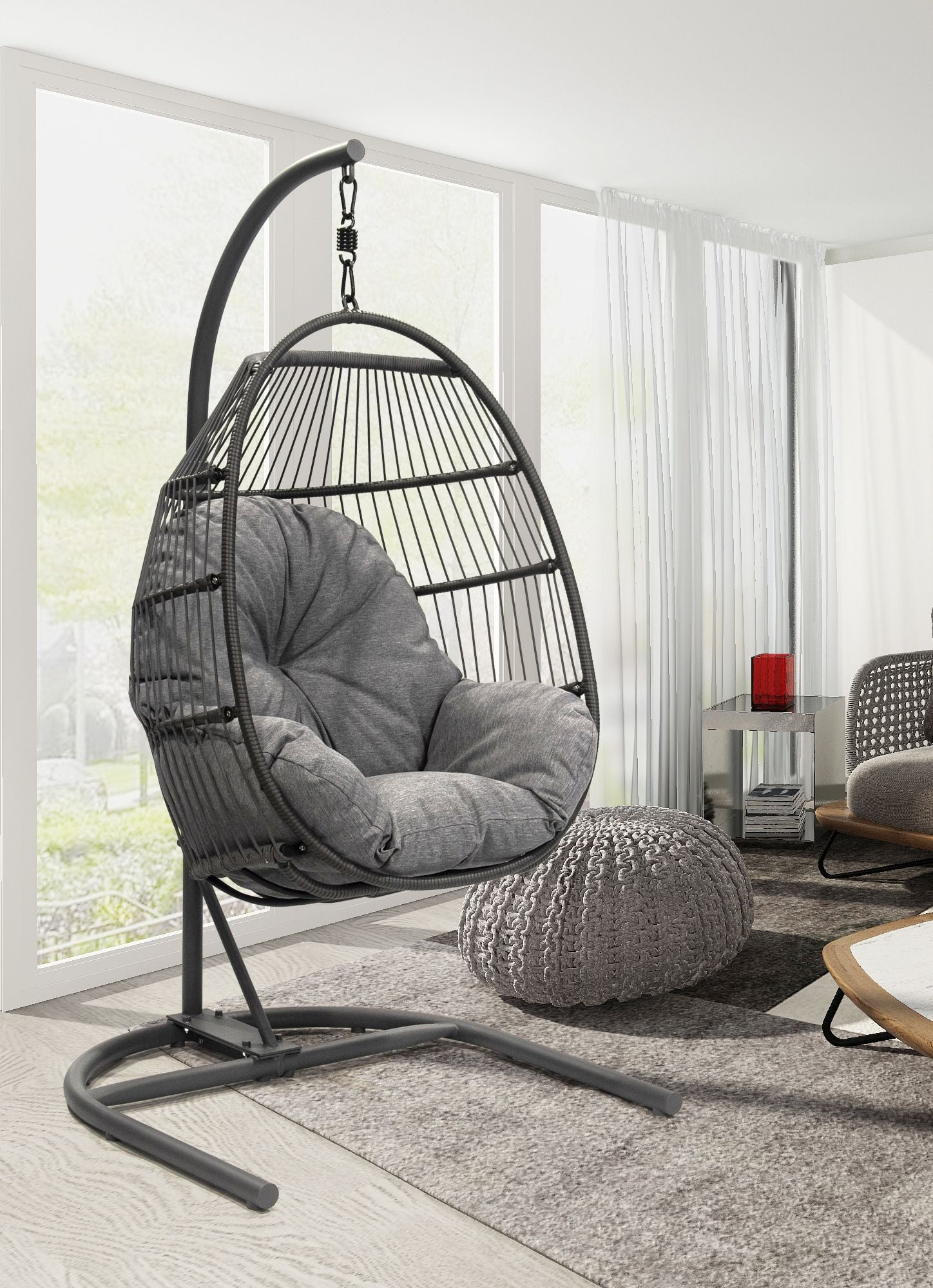 hanging egg chair with cushion hanging egg chair with cushion