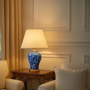 Home decorative table lamp fabric shade