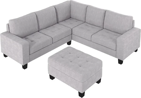 modular sofa set 5 seater with ottoman