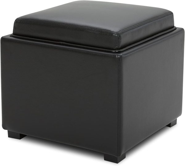 multi purpose storage ottoman cube