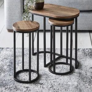 nesting coffee table set of 3