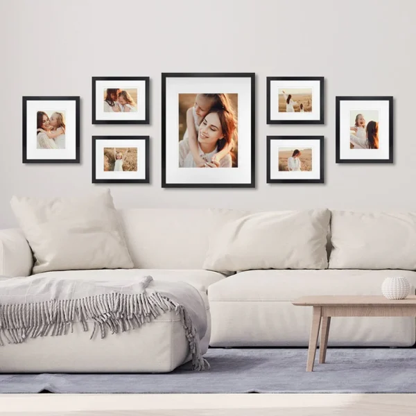 photo frame set 7 gallery wall