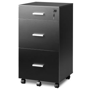 rolling file cabinet with lock