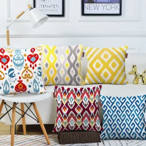 Home decorative throw pillow covers set 5