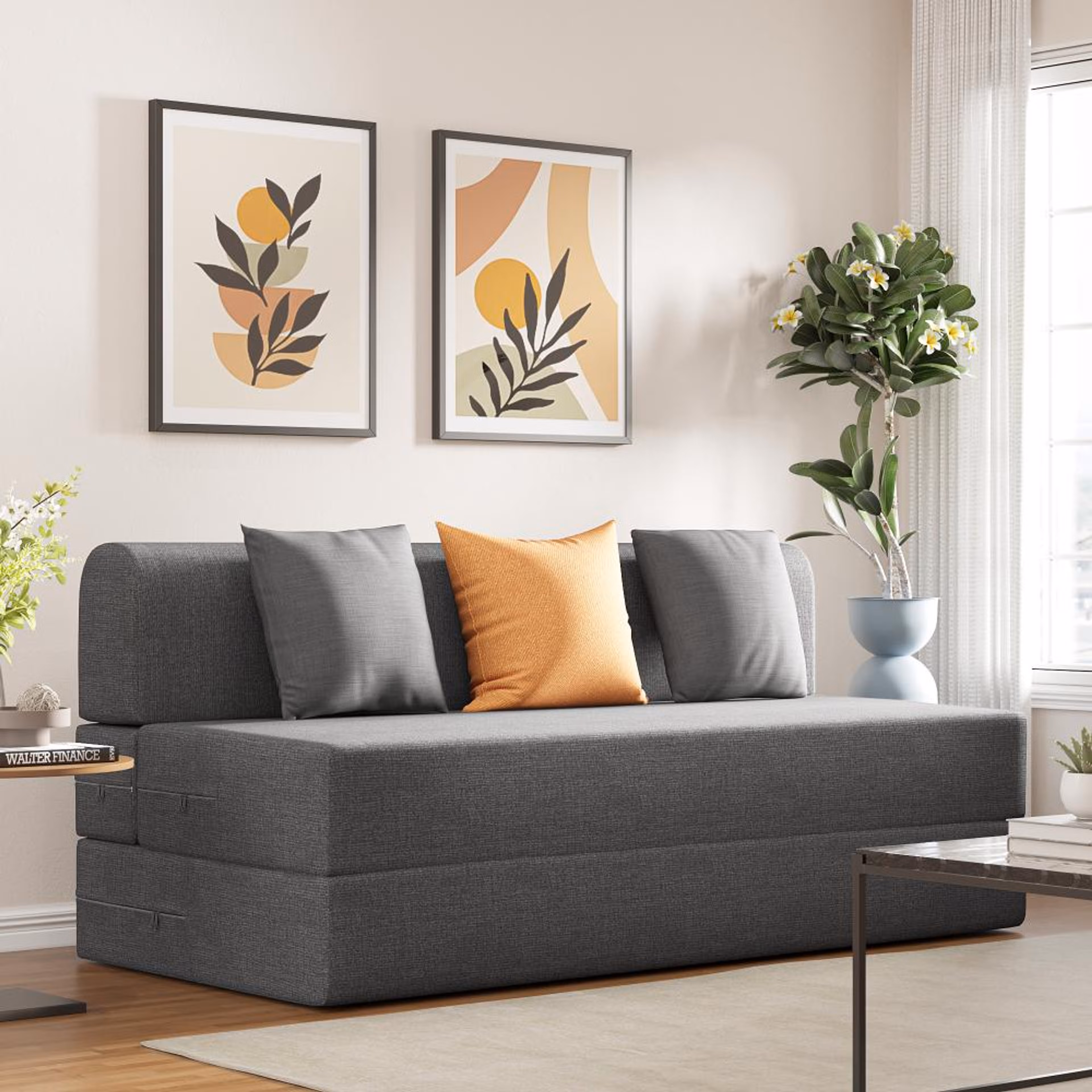 sleeper sofa cum bed 3 seater