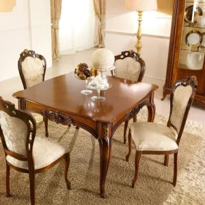 traditional carved wooden dining chairs 4