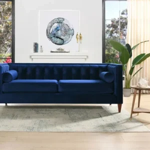 tuxedo style 3 seater sofa