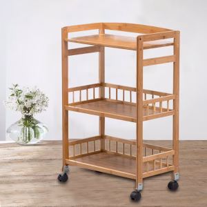 rolling kitchen serving cart