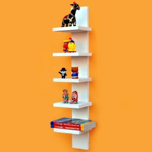 wall mounted display shelf unit