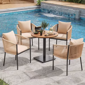 weather resistant wicker patio set