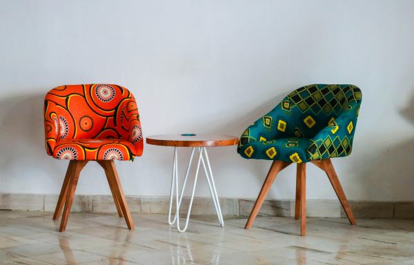 classic velvet wingback armchair