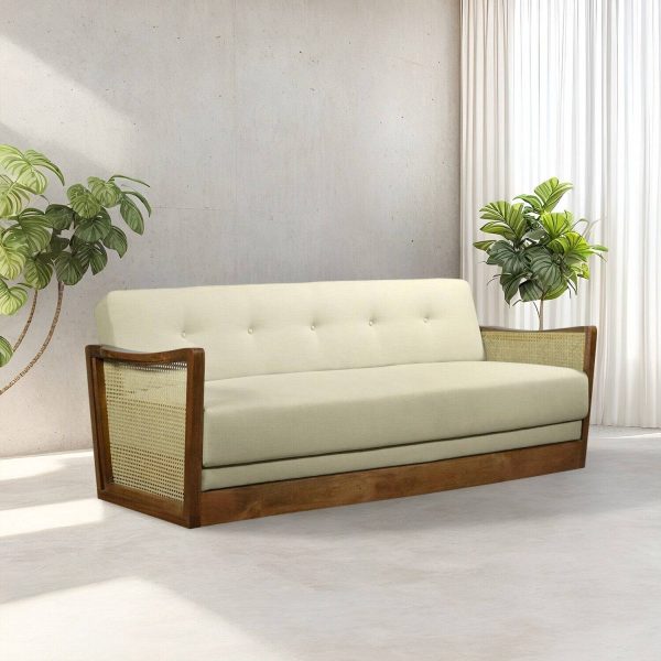 3 seater ash wood sofa